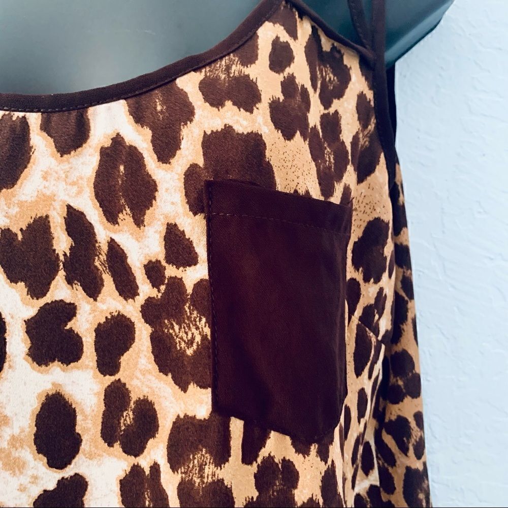 Edge Cheetah Print Tank Top Size Large - Picture 3 of 11